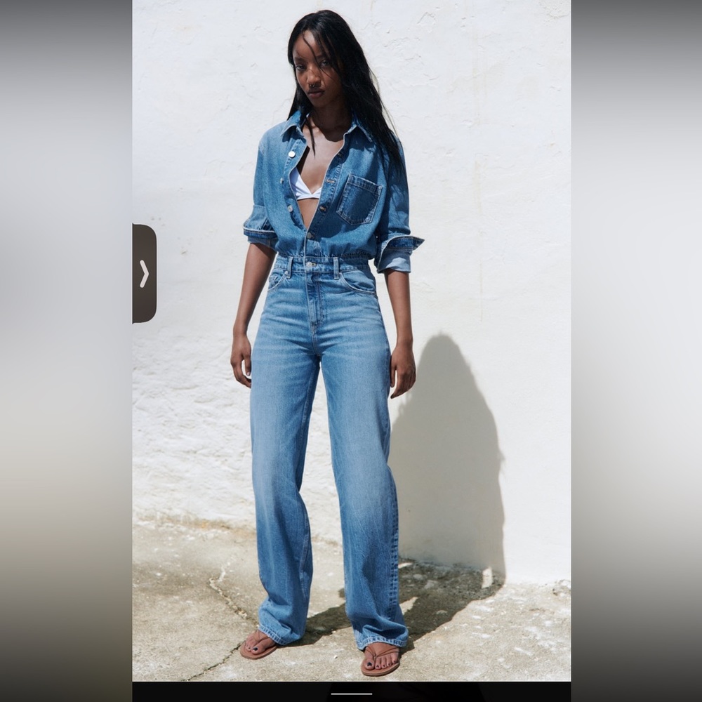 Blogger fav Brand New with tag Zara TRF Straight Leg jumpsuit